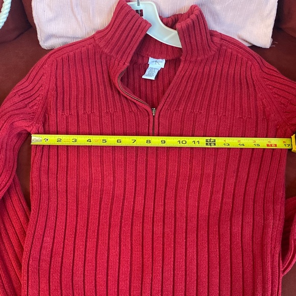 Vintage Calvin Klein Quarter Zip Sweater size M - Picture 4 of 5